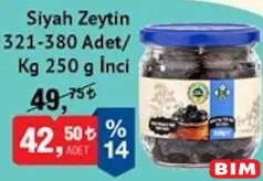 İNCİ SİYAH ZEYTİN 250 G